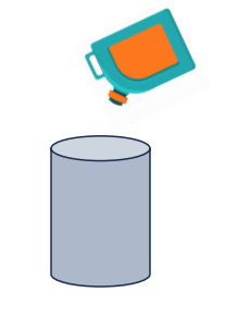 step 1 Unpackage selected accelerator package and pour totally into drum