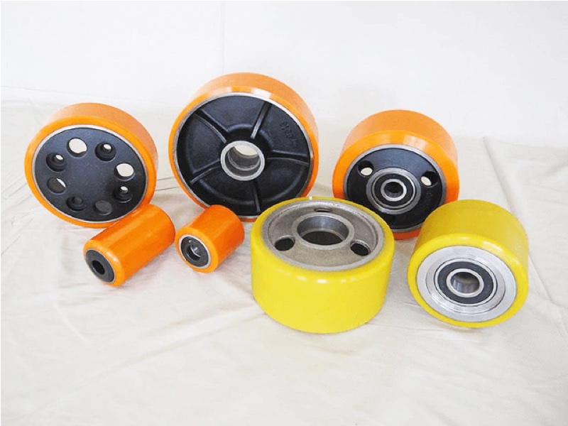 Polyurethane forklift wheel — high-load industrial logistics