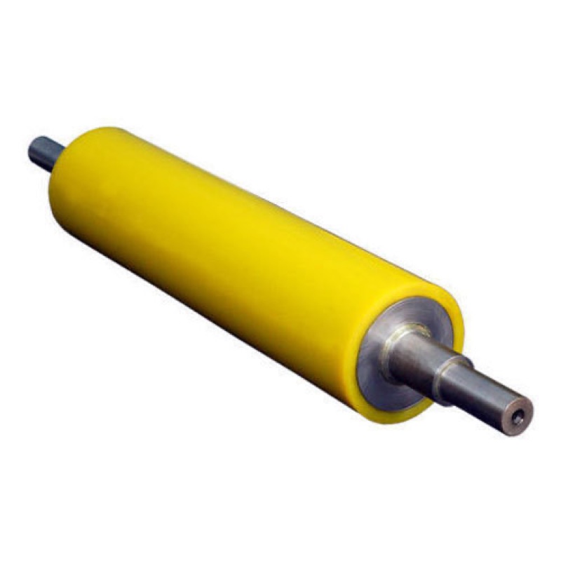 Polyurethane coating roller for industrial applications