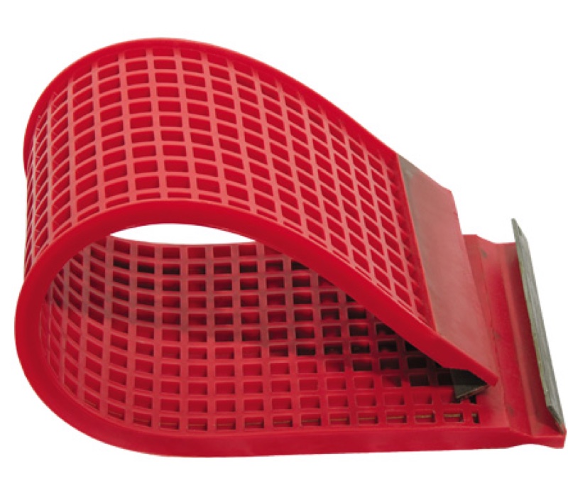 Polyurethane elastomer sieve panel for mineral processing