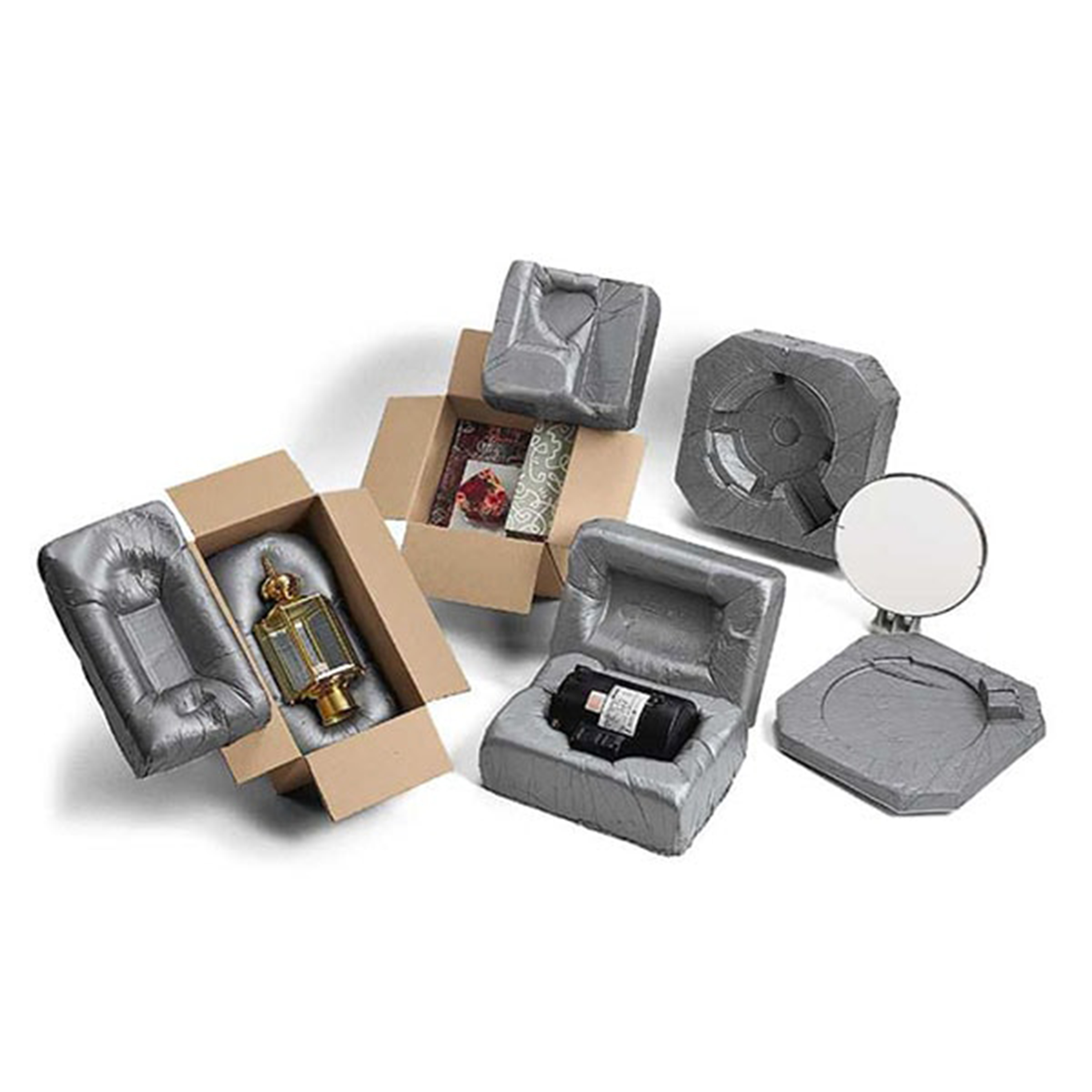 PU foam-in-place packaging cushioning fragile items