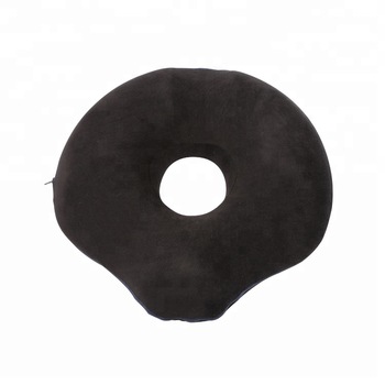 Memory foam orthopedic donut seat cushion