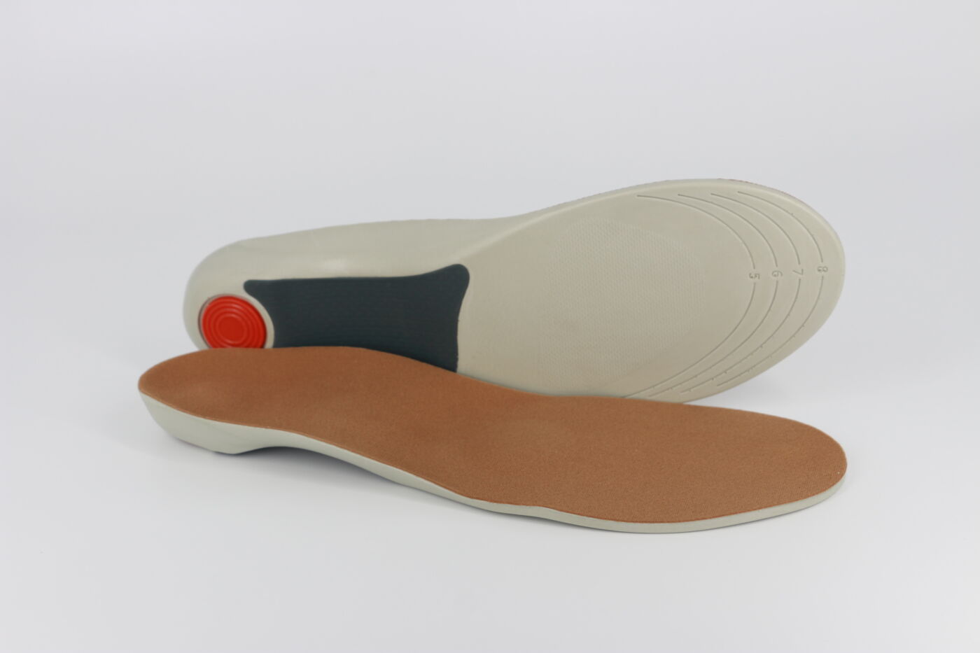 Orthopedic arch-support PU insoles