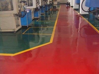 Polyurea seamless coloured coating