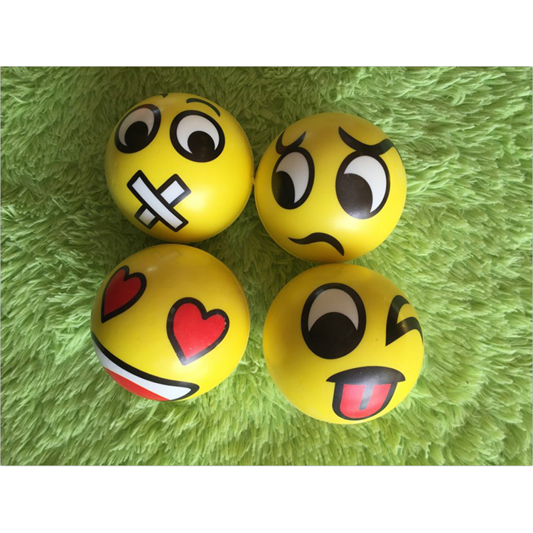 Printed PU squeeze toy balls