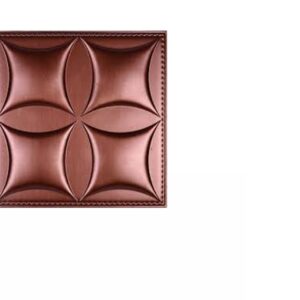 Copper PU 3D relief decorative wall panel