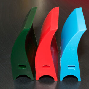 Multicolor cast PU conveyor belt scraper blades