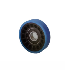 Blue cast PU elevator guide roller