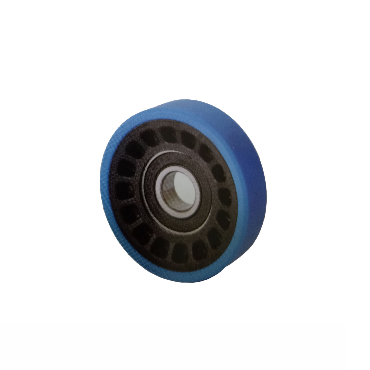 Blue cast PU elevator guide roller