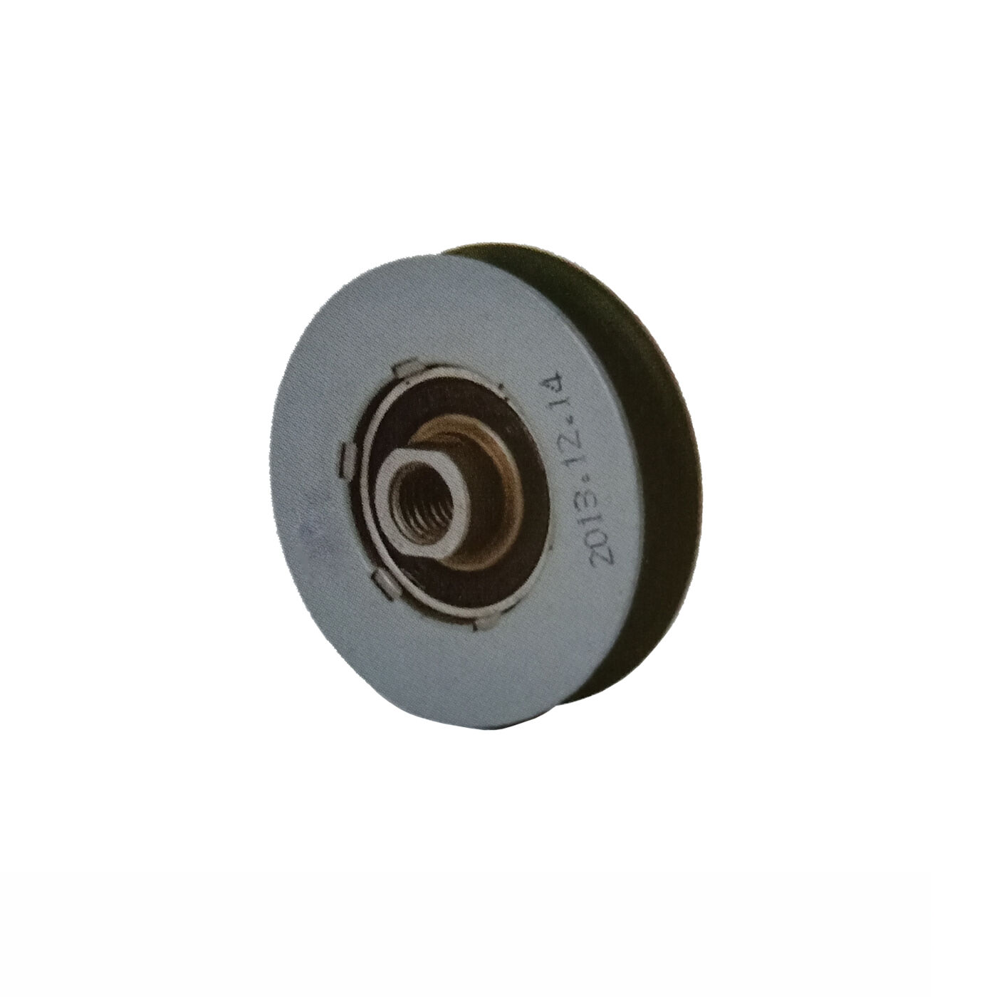 Gray cast PU elevator roller guide wheel