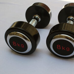 PU-coated round fixed dumbbell