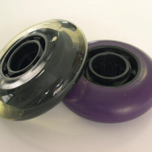 PU inline skate wheels with bearings