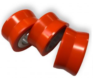 PU V-groove guide wheels