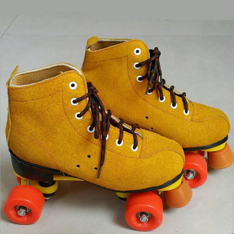 Quad roller skates with PU wheels
