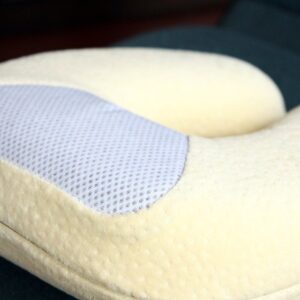 Slow-recovery viscoelastic memory foam contour pillow