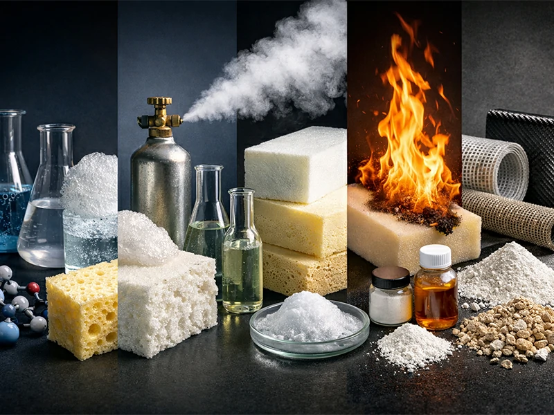 5 Types of Additives in PU Foam Production