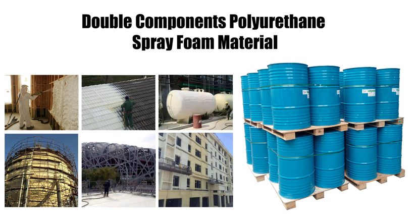 Spray Insulation & Waterproofing PU foam application